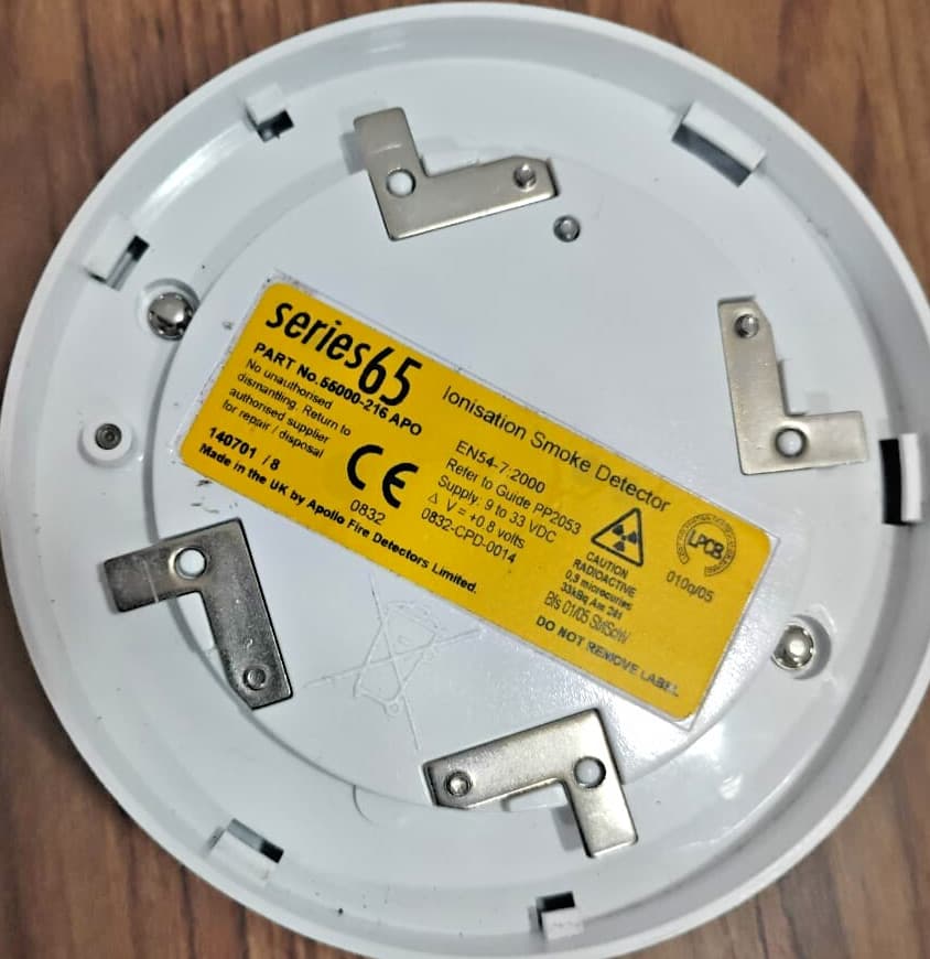 APOLLO SERIES 65 55000-216 AP0 IONISATION SMOKE DETECTOR - NEW