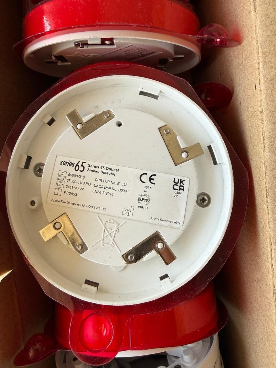 Apollo 55000-316APO Series 65 Optical Smoke Detector - Thumbnail 3