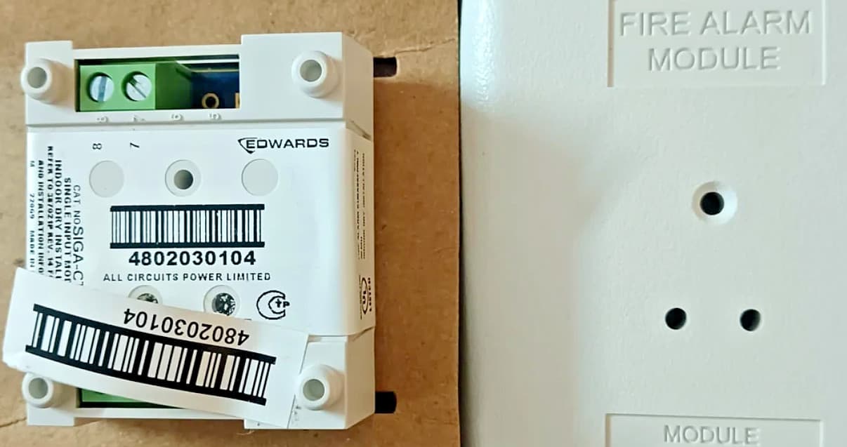 Edwards SIGA-CT1 Single Input Module for Fire Alarm System -FREE SHIPING