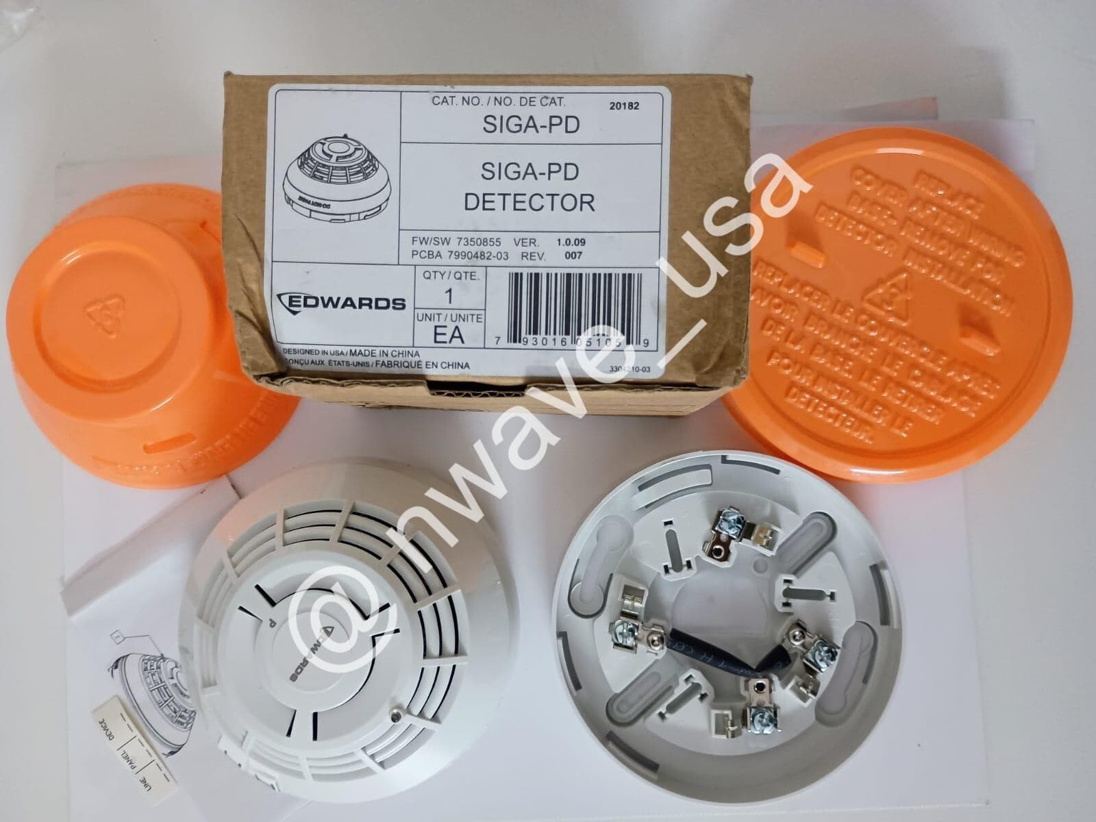 EDWARDS SIGA-PD "NEW IN BOX' -FREE EXPRESS SHIPING WITH BASE - Thumbnail 2