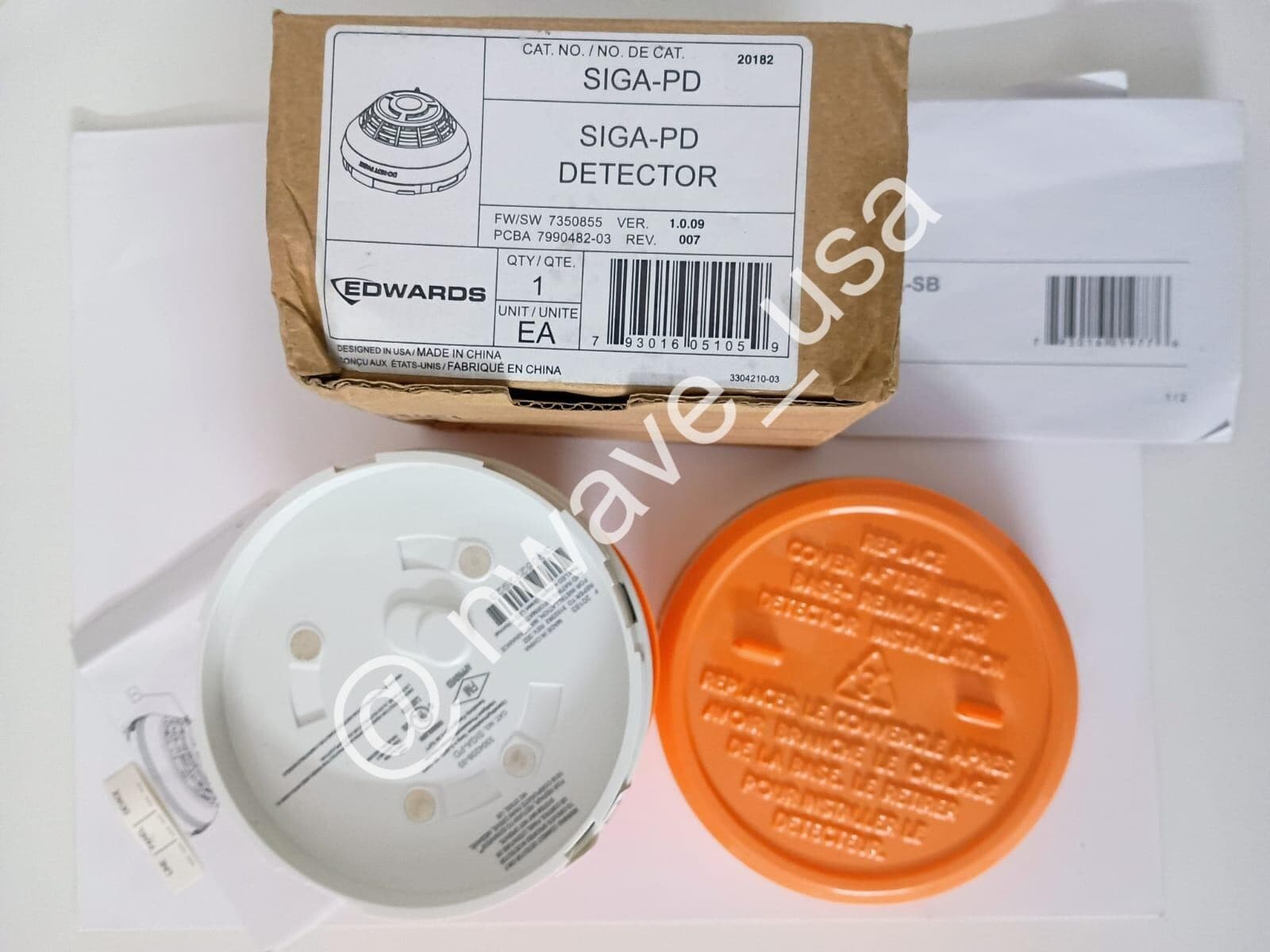 EDWARDS SIGA-PD "NEW IN BOX' -FREE EXPRESS SHIPING WITH BASE - Thumbnail 3