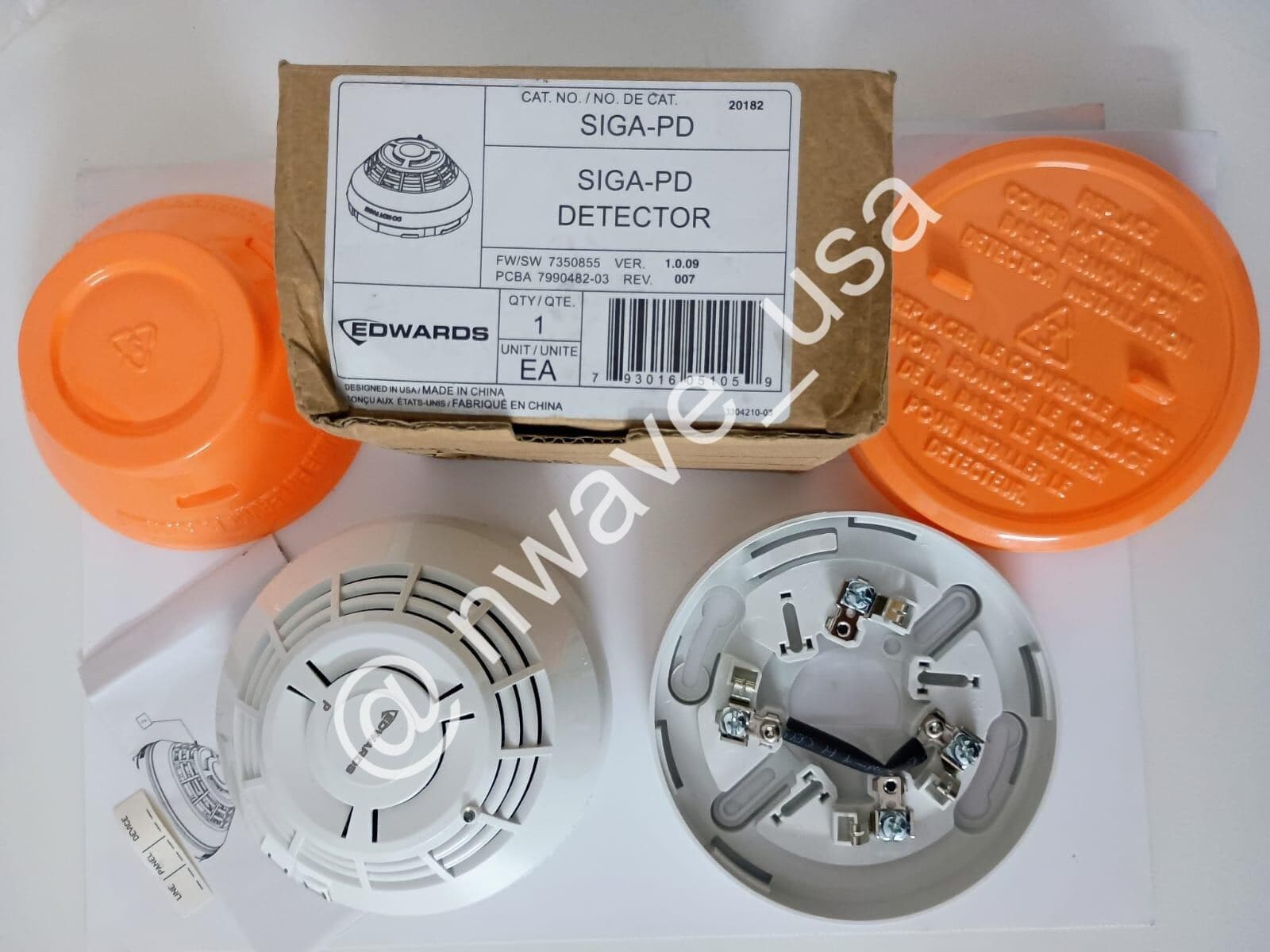 EDWARDS SIGA-PD "NEW IN BOX' -FREE EXPRESS SHIPING WITH BASE - Thumbnail 5