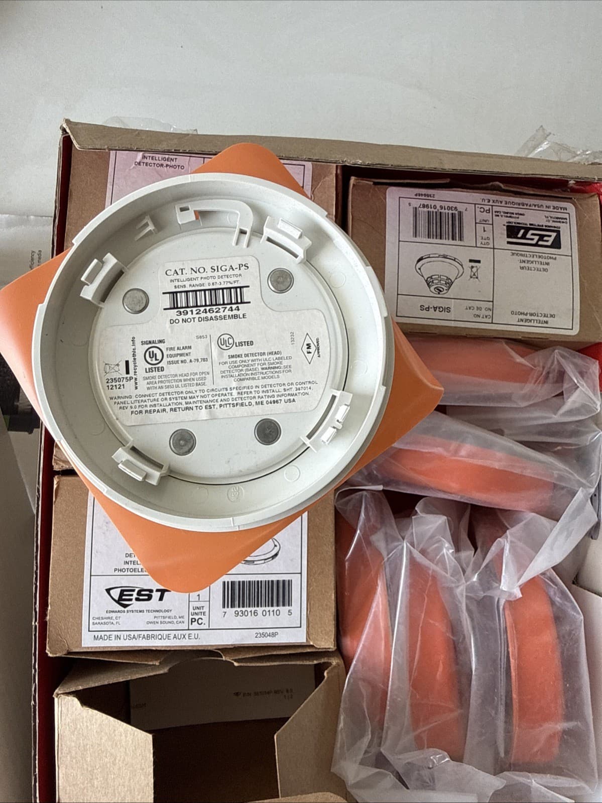 EDWARDS EST SIGA-PS PHOTOELECTRIC DETECTOR SIGA PS FIRE ALARM NEW - Thumbnail 4