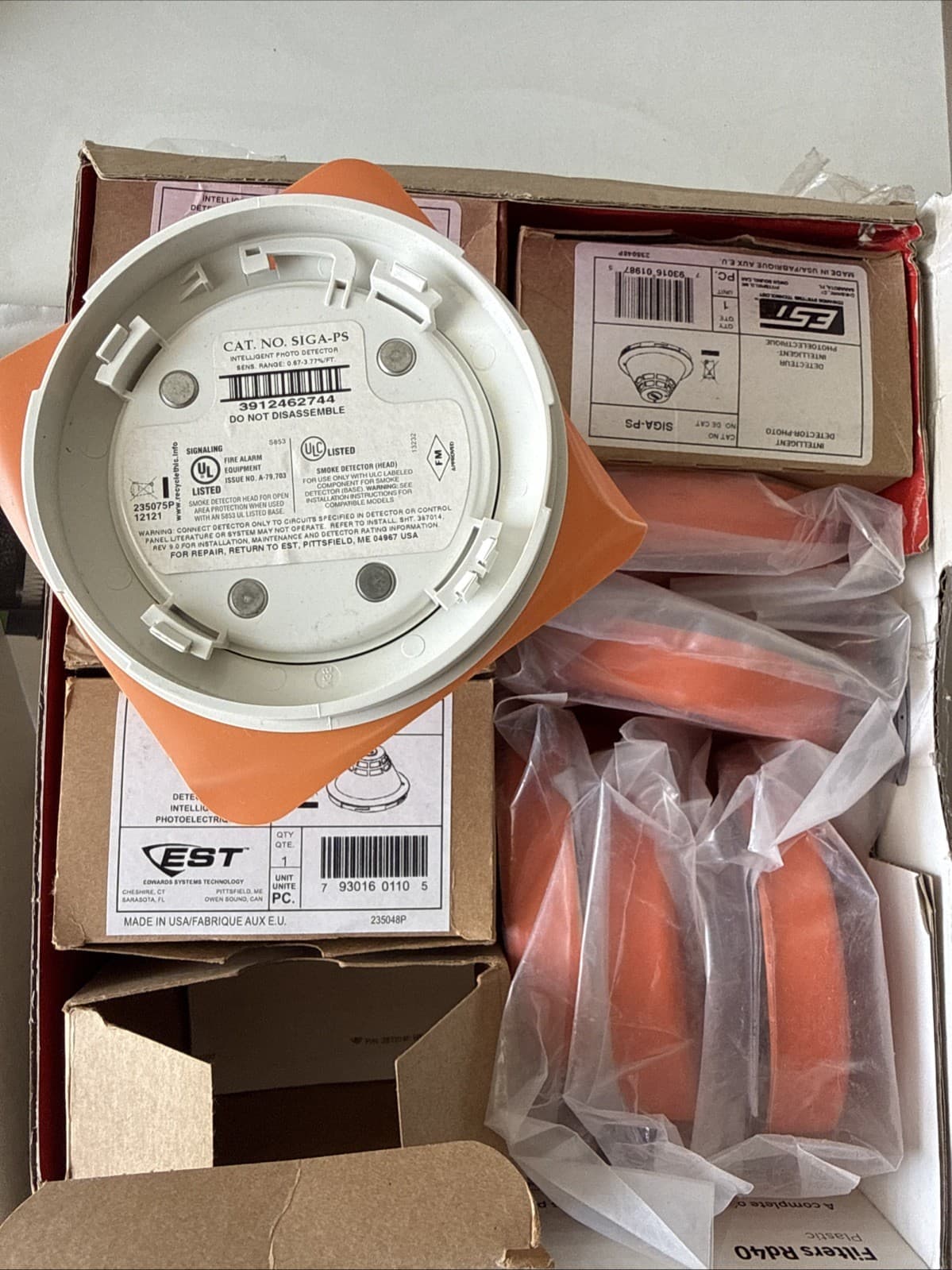 EDWARDS EST SIGA-PS PHOTOELECTRIC DETECTOR SIGA PS FIRE ALARM NEW - Thumbnail 5