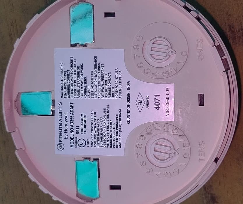 Fire-Lite AD355 ADAPT intelligent multi-sensor Detector - Thumbnail 4