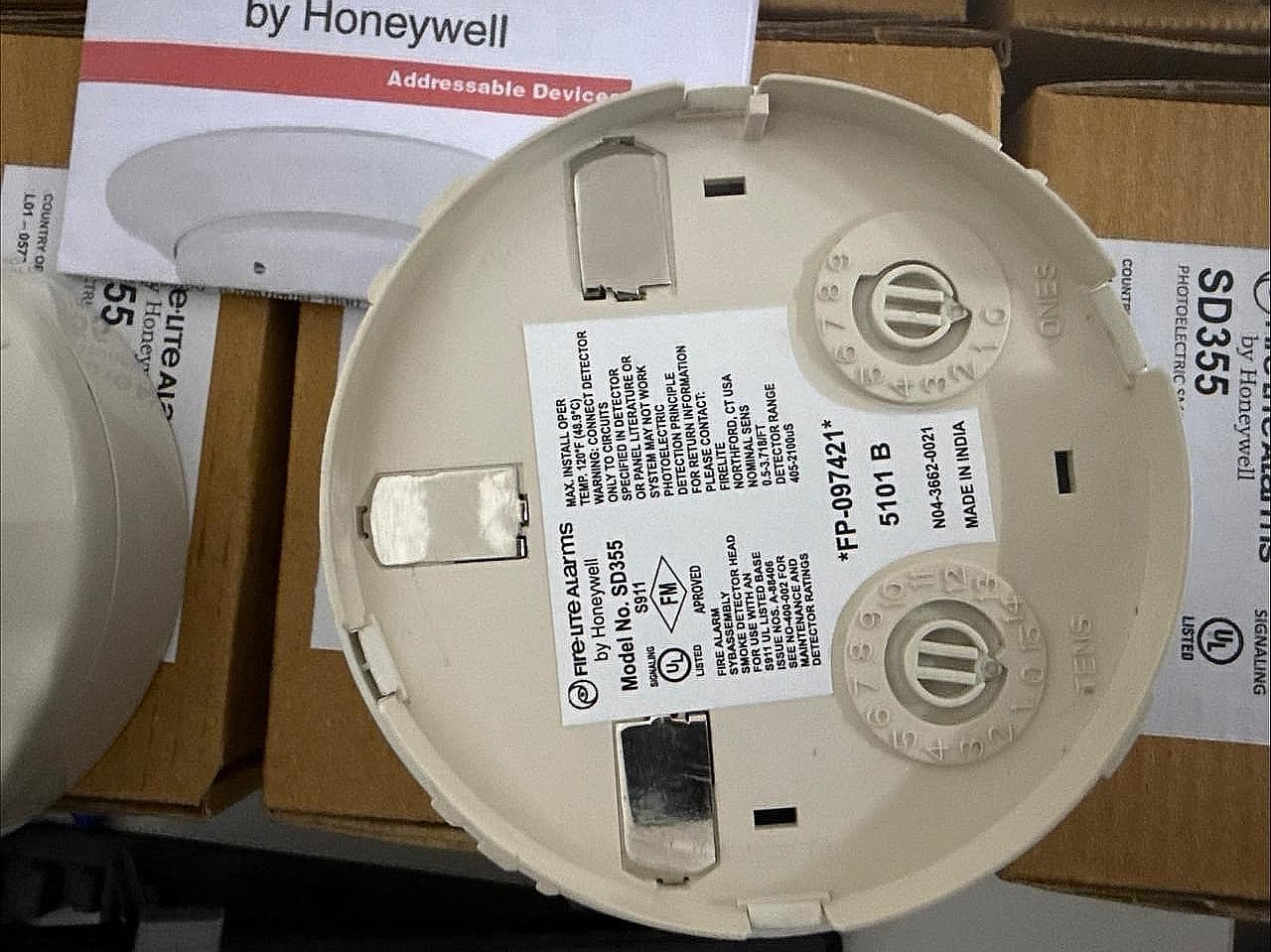 Fire-Lite SD355 Addressable Photoelectric Smoke Detector MS-9200UDLS MS-9600 NEW - Thumbnail 2