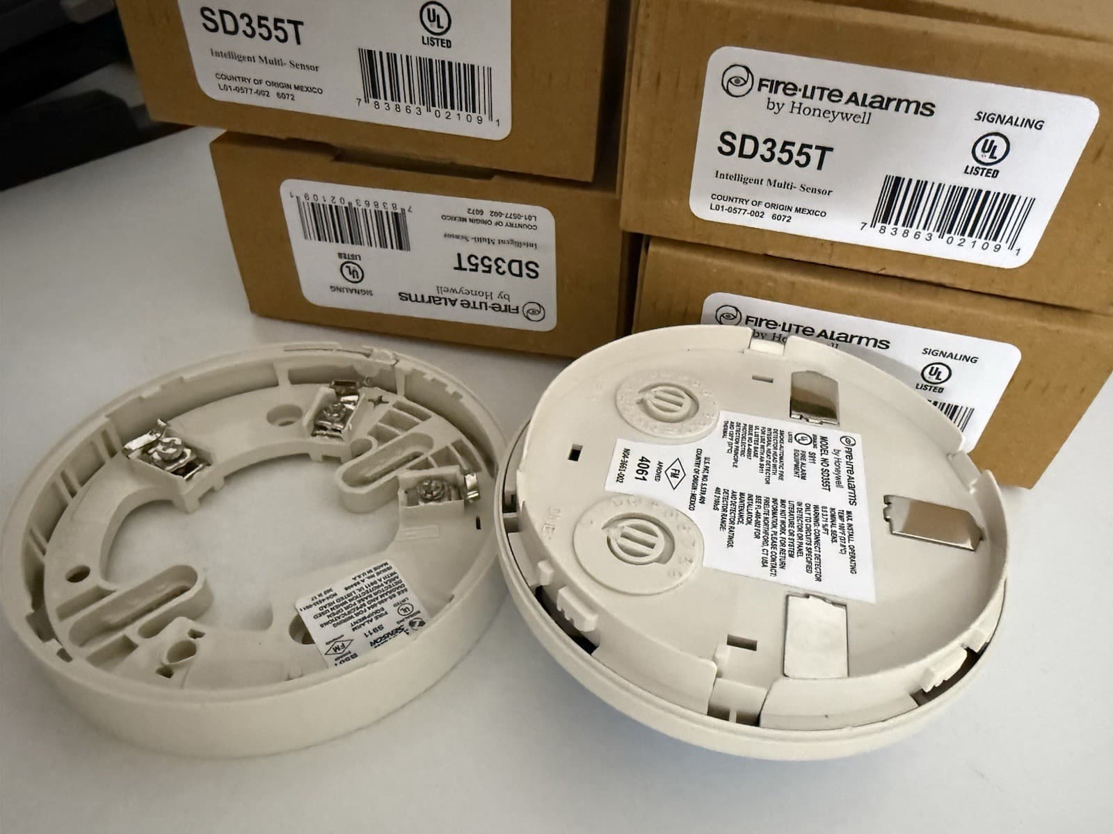 Fire-Lite SD355T Addressable Photo Thermal Heat Smoke Detector MS-9600 NEW - Thumbnail 2