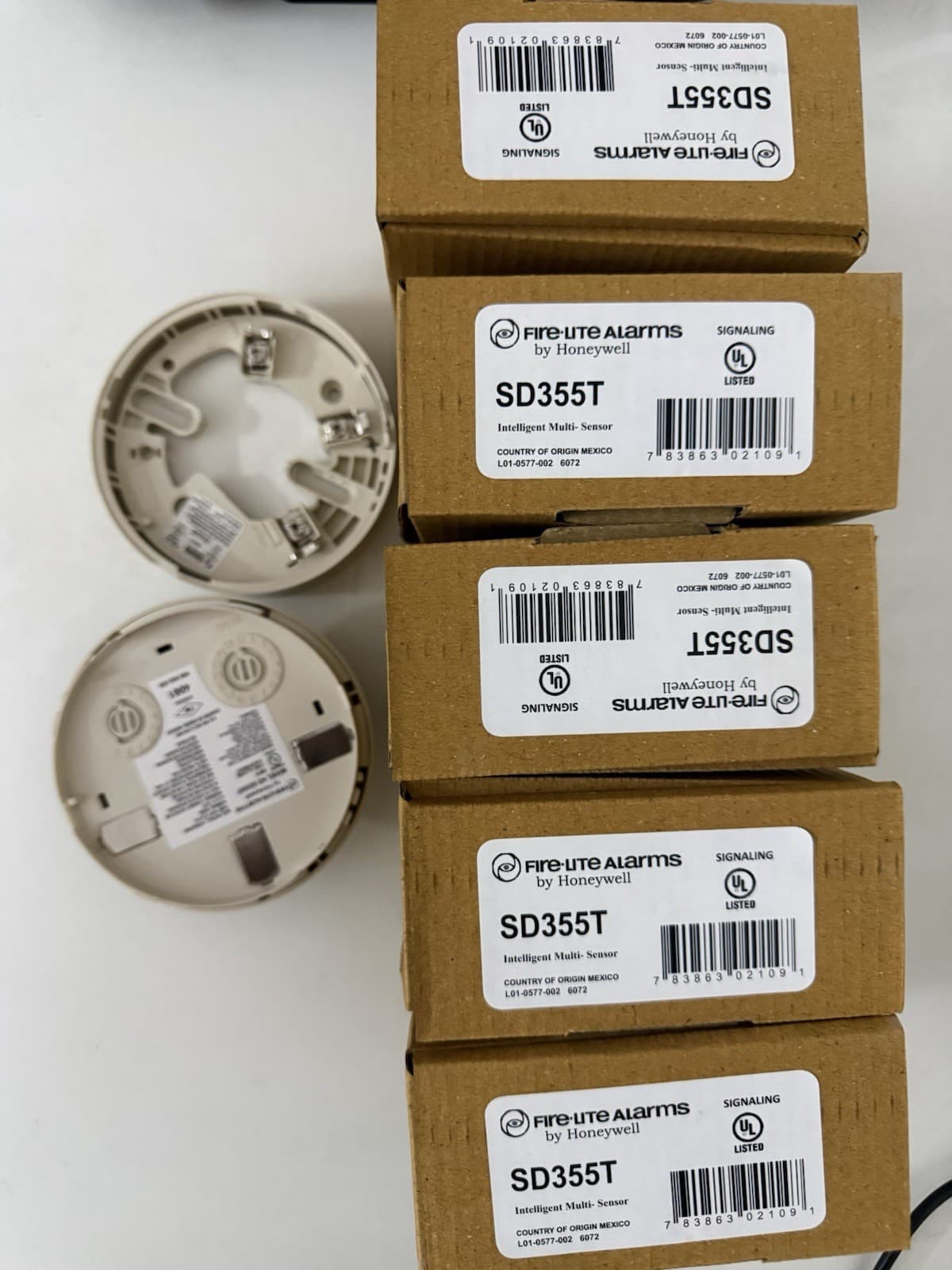 Fire-Lite SD355T Addressable Photo Thermal Heat Smoke Detector MS-9600 NEW - Thumbnail 4