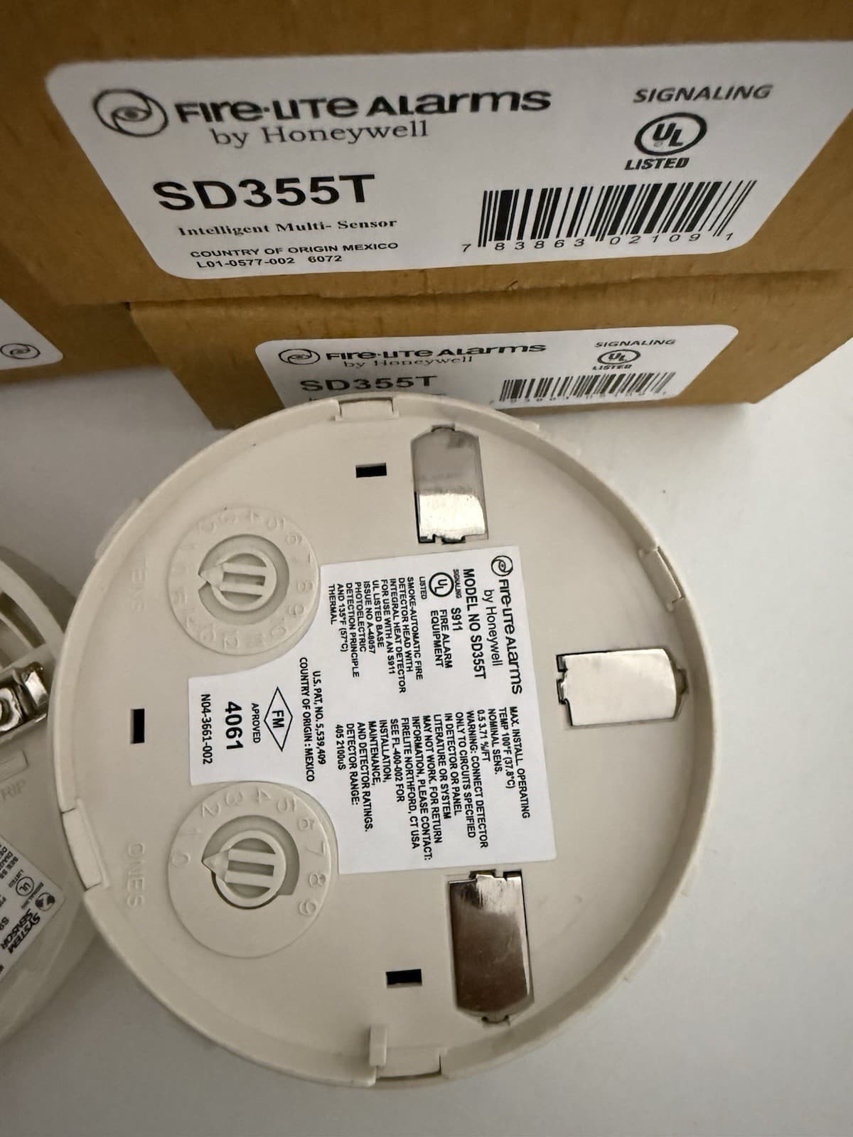 Fire-Lite SD355T Addressable Photo Thermal Heat Smoke Detector MS-9600 NEW - Thumbnail 7