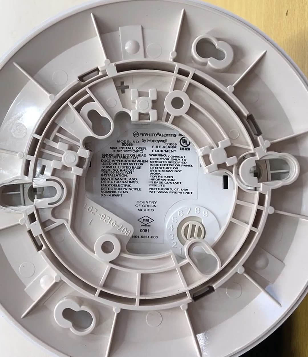 Fire-Lite SD365 Addressable Photoelectric Smoke Detector MS-9200UDLS NEW