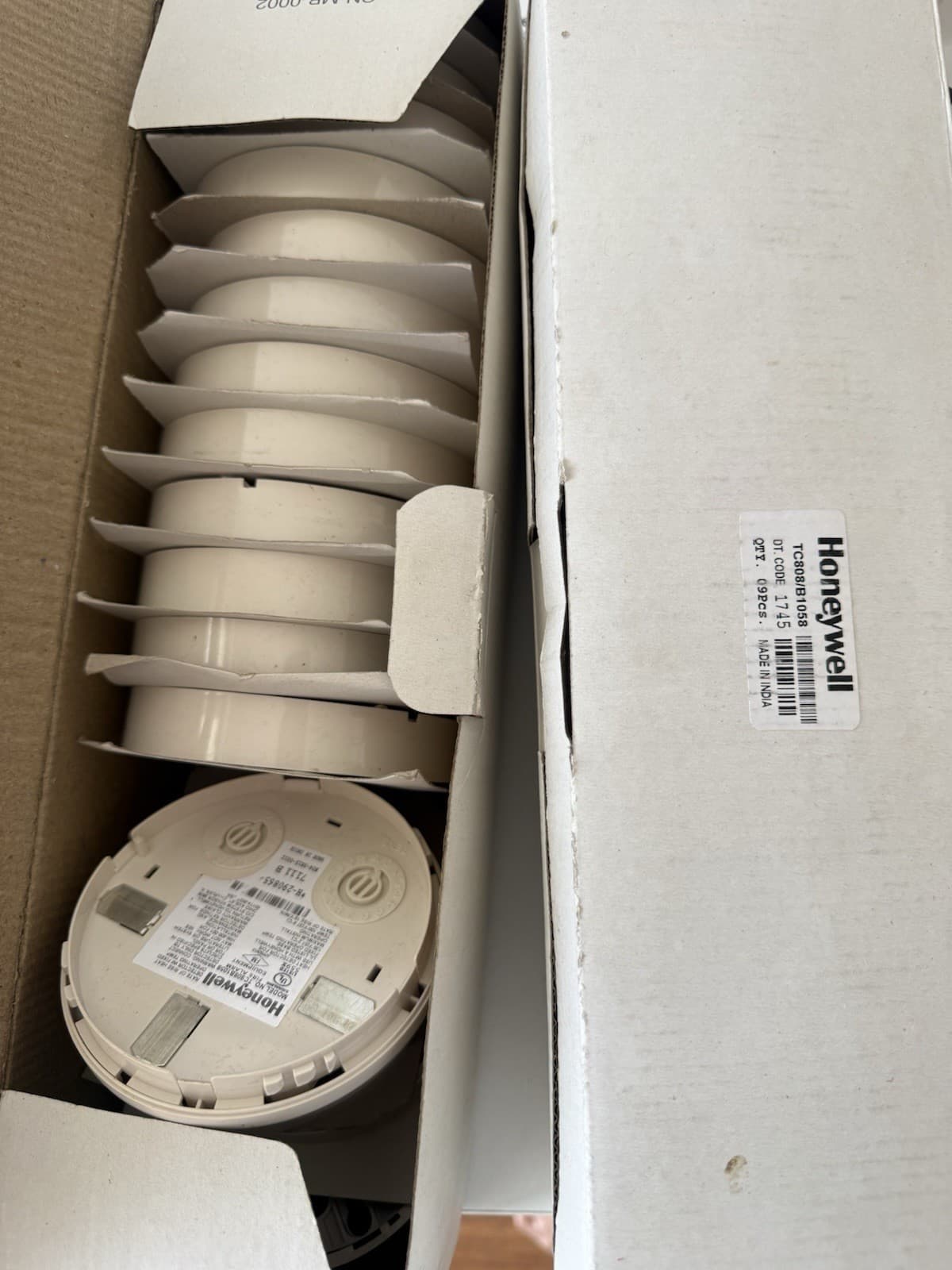 Honeywell TC808B1058 Addressable Rate-of-Rise Heat Detector FlashScan NEW - Thumbnail 3