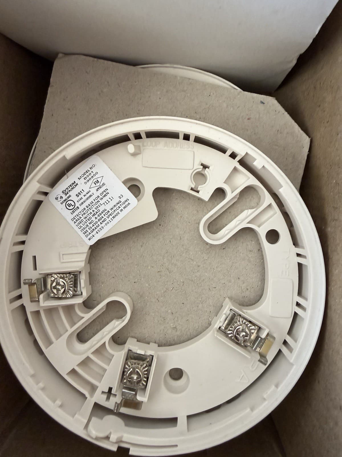 Honeywell TC808B1058 Addressable Rate-of-Rise Heat Detector FlashScan NEW - Thumbnail 9