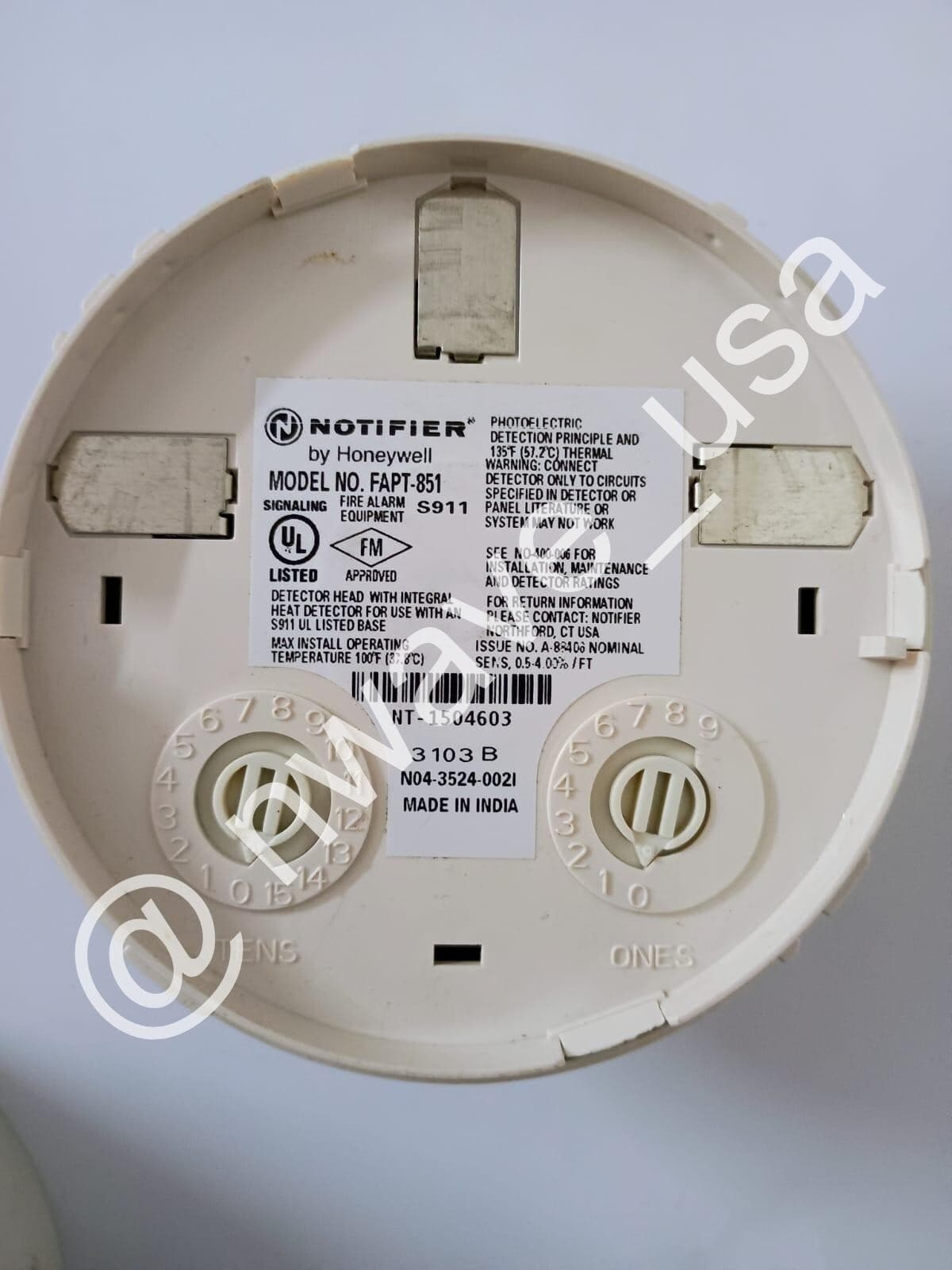 Honeywell Notifier FAPT-851 Acclimate Sensor Detector & BASE FREE FAST SHIPPING - Thumbnail 3