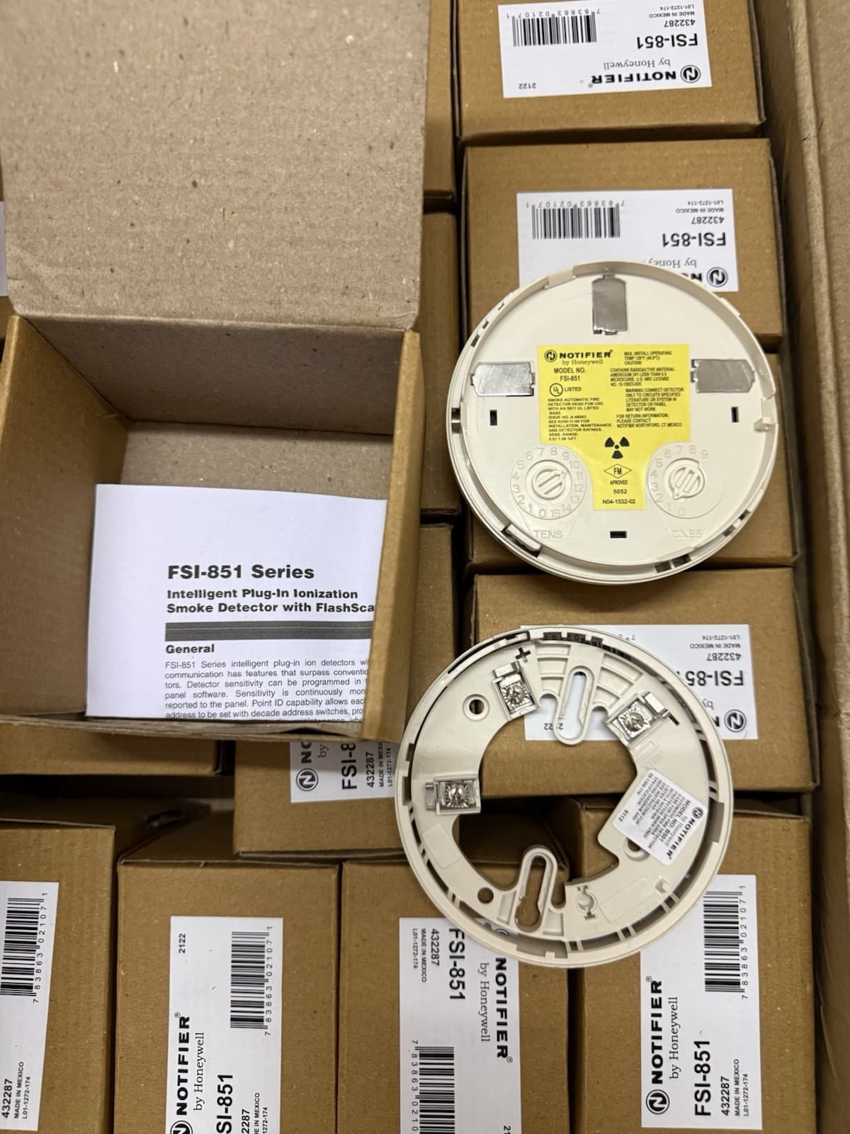 NOTIFIER FSI-851 INTELLIGENT IONIZATION SMOKE DETECTOR - Thumbnail 6