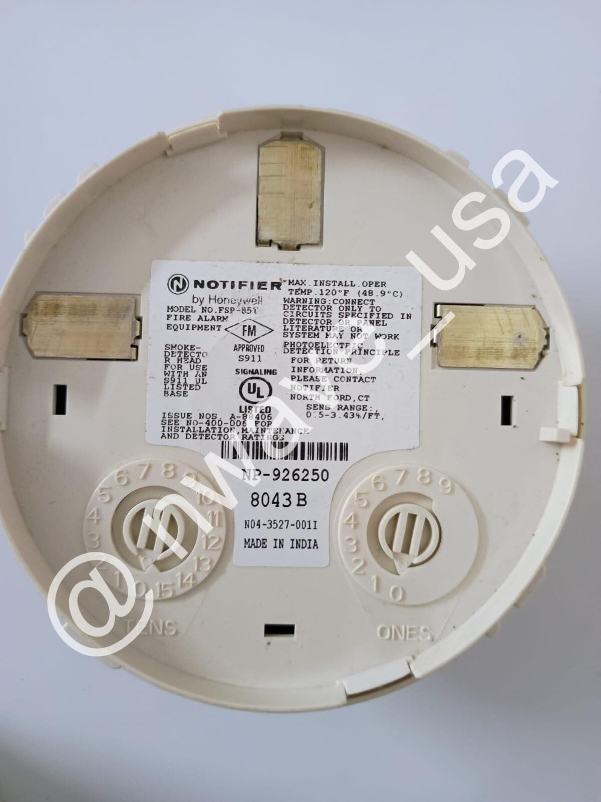 NOTIFIER FSP-851 SMOKE DETECTOR FIRE ALARM FSP 851 - Thumbnail 2