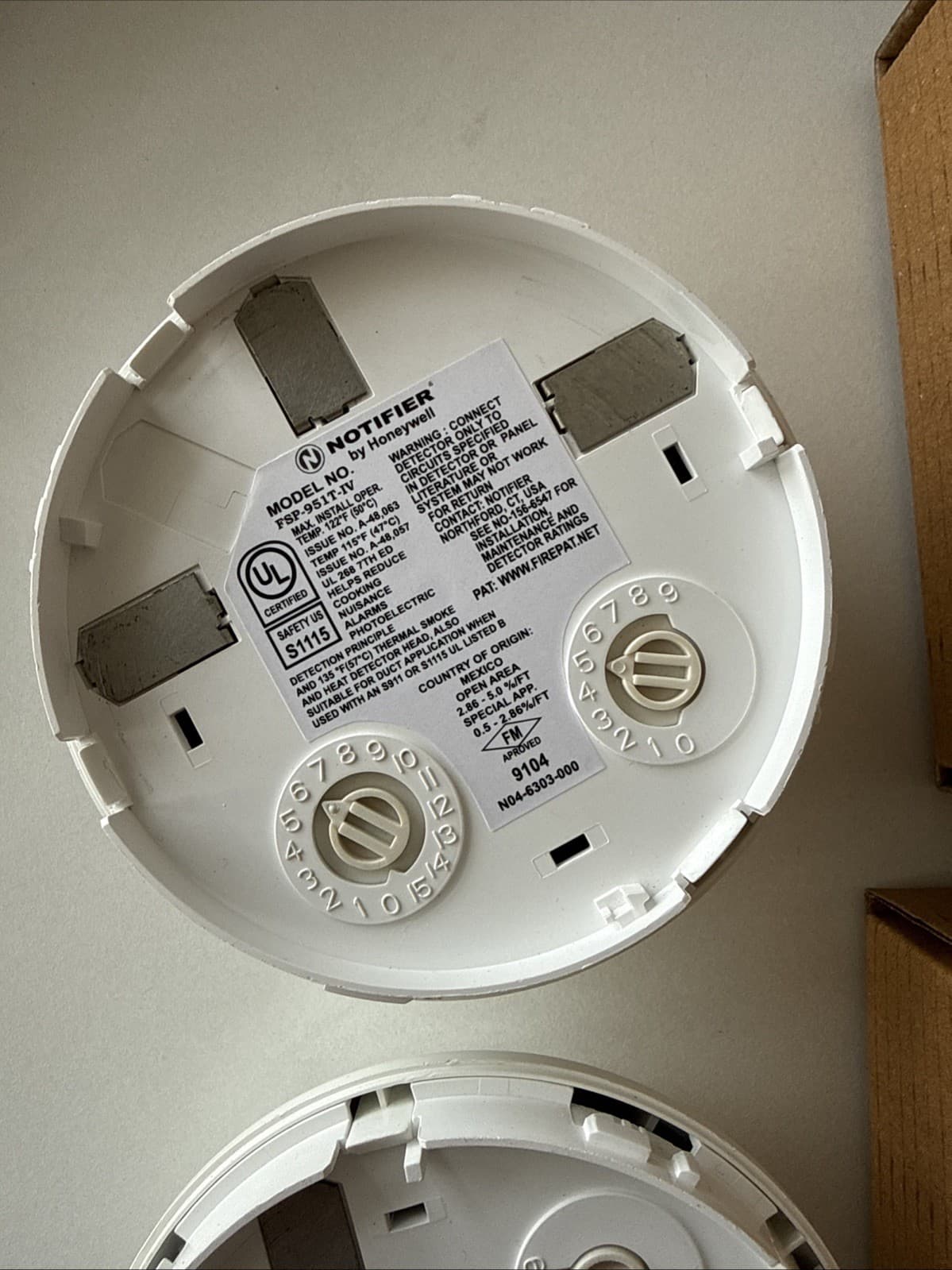 Notifier FSP-951T-IV Addressable Smoke and Thermal Detector - Thumbnail 5
