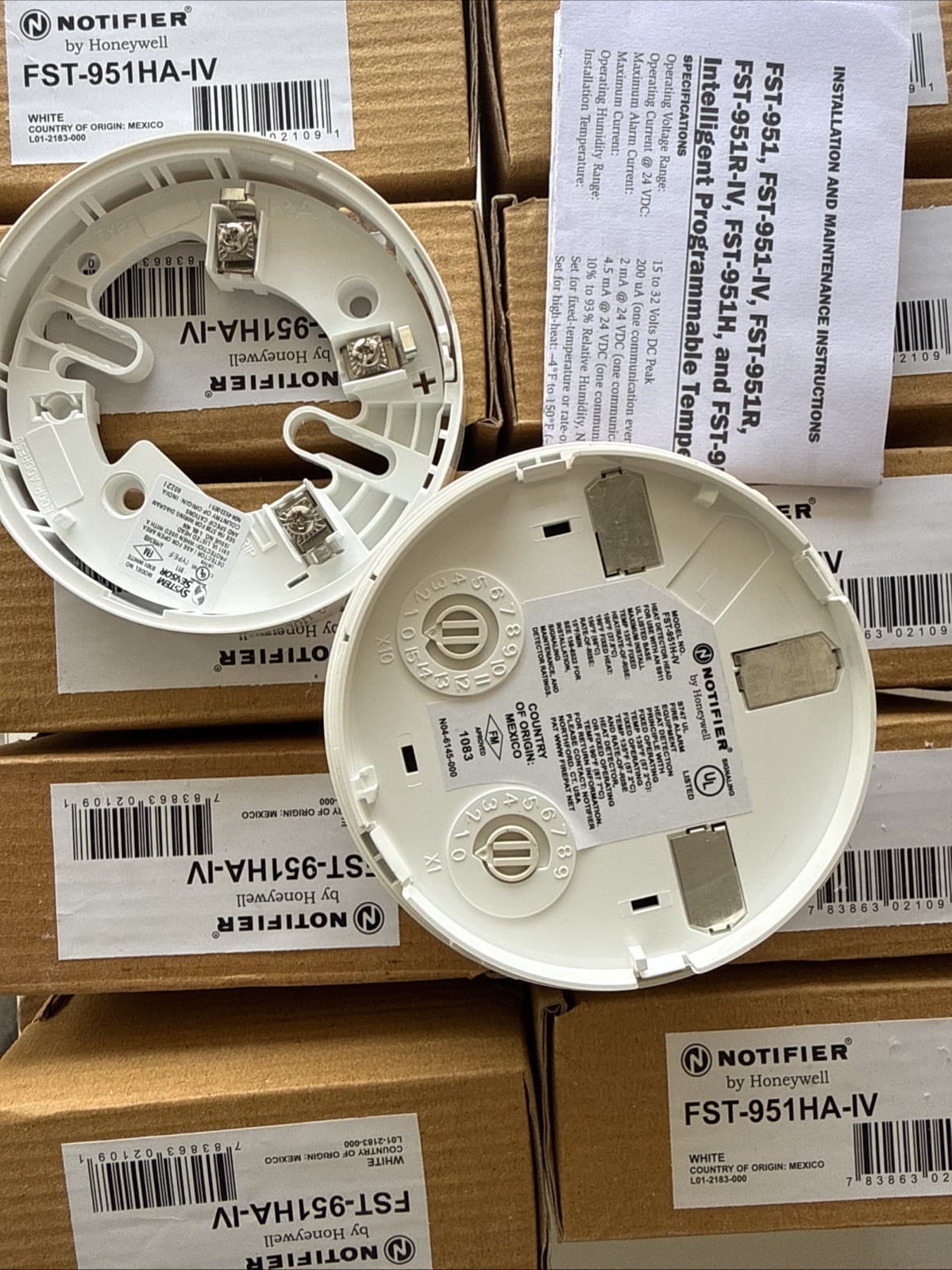 Notifier FST-951HA-IV Addressable Heat Detector Acclimate NFS ONYX NEW