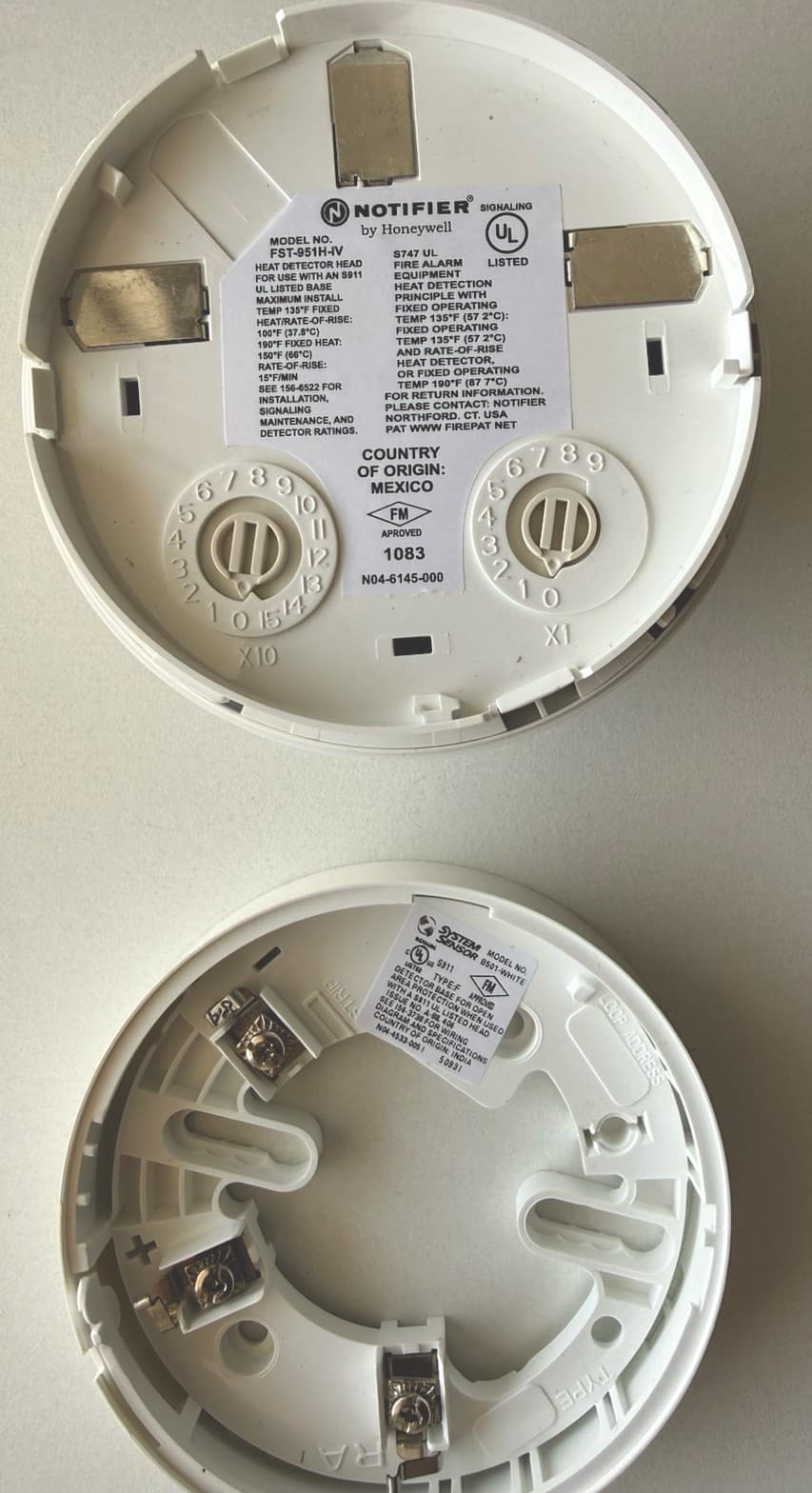 Notifier FST-951HA-IV Addressable Heat Detector Acclimate NFS ONYX NEW - Thumbnail 2