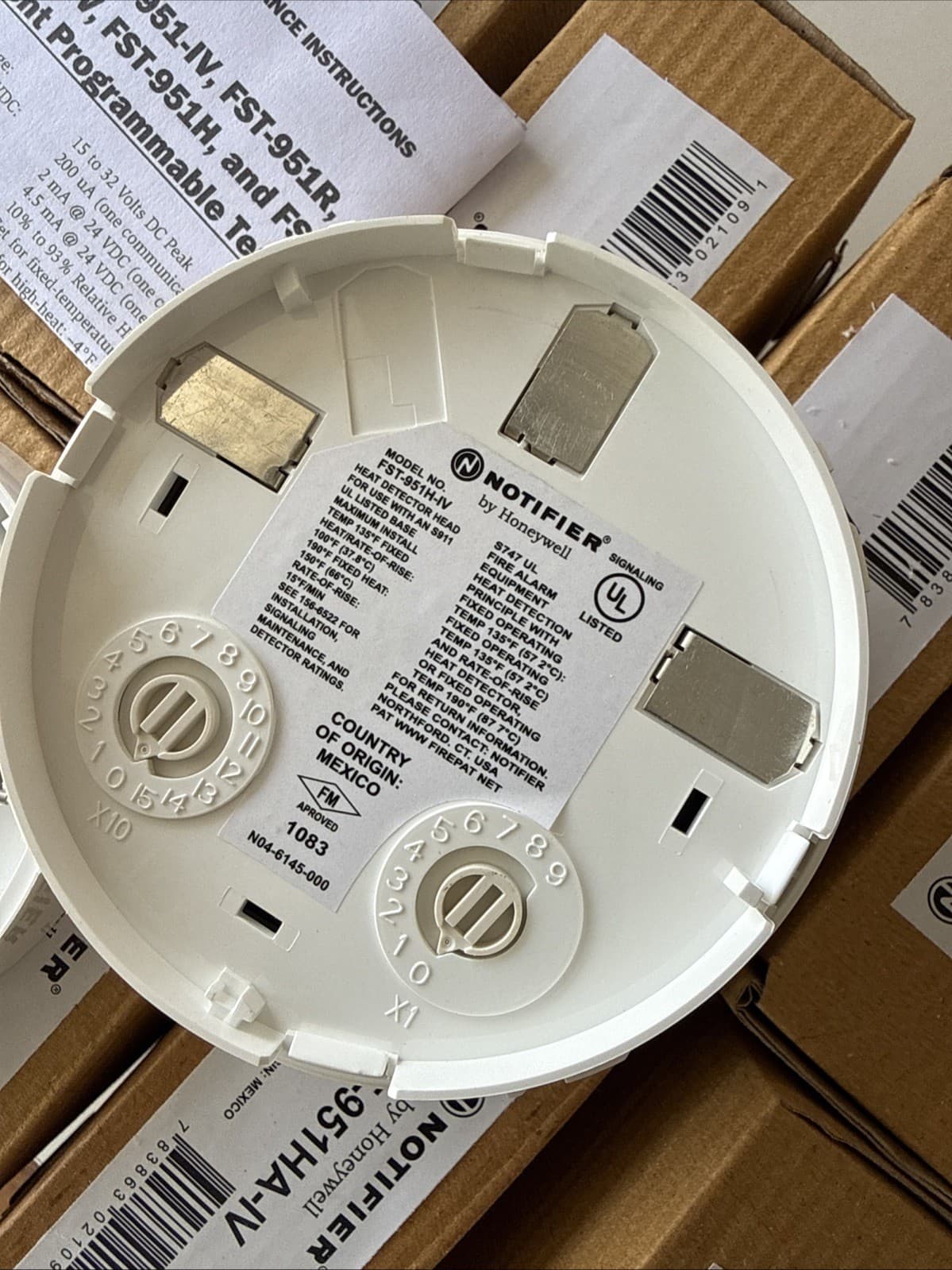 Notifier FST-951HA-IV Addressable Heat Detector Acclimate NFS ONYX NEW - Thumbnail 8