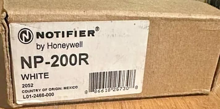 Notifier Np-200R Photoelectric Smoke Detector