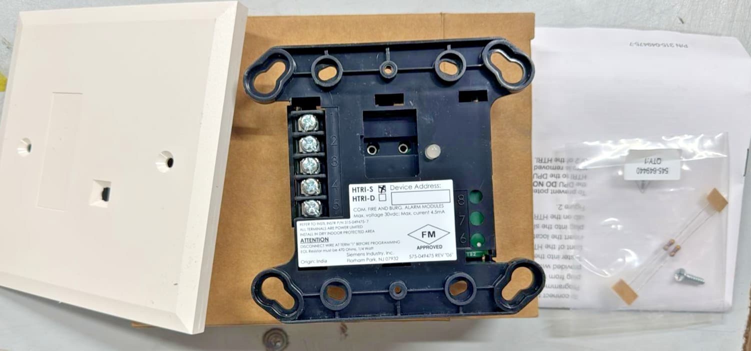 Siemens HTRI-S Addressable Single Input Monitor Interface Module FireFinder NEW