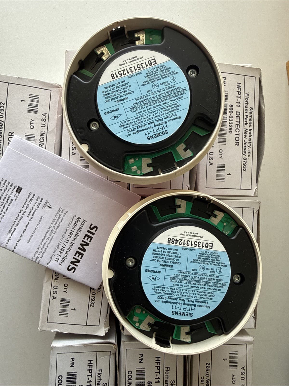 HFPT-11 Siemens Thermal Fire Smoke Detector - NEW - Thumbnail 3