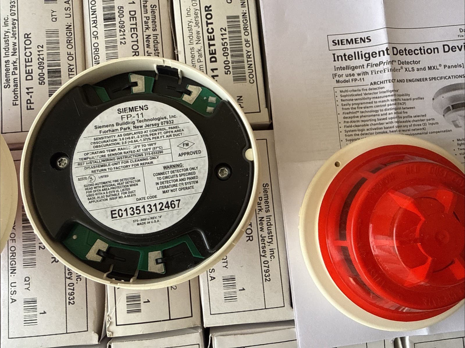 SIEMENS FP-11 FIRE ALARM SMOKE HEAT DETECTOR NEW - Thumbnail 5