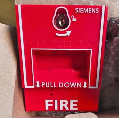 Siemens XMS-S Addressable Single Action Manual Pull Station Fire Alarm NEW