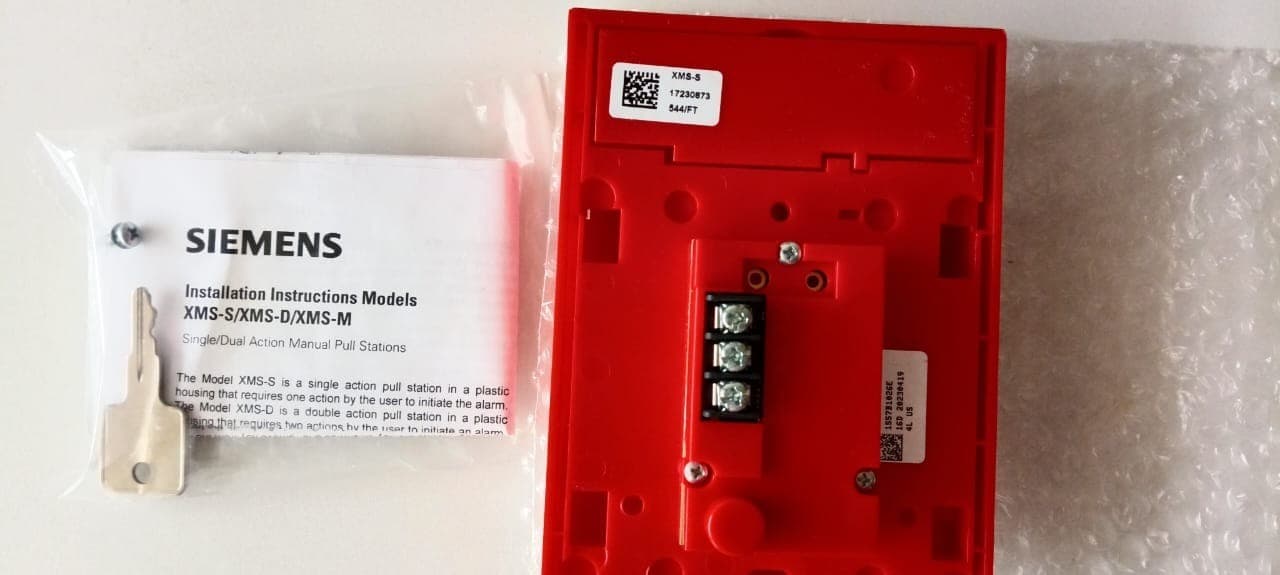 Siemens XMS-S Addressable Single Action Manual Pull Station Fire Alarm NEW - Thumbnail 10
