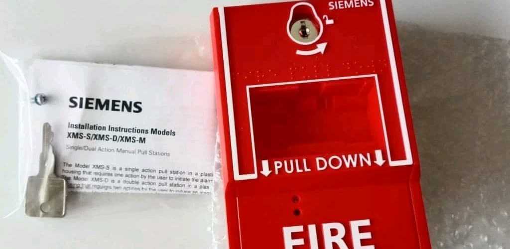 Siemens XMS-S Addressable Single Action Manual Pull Station Fire Alarm NEW - Thumbnail 8