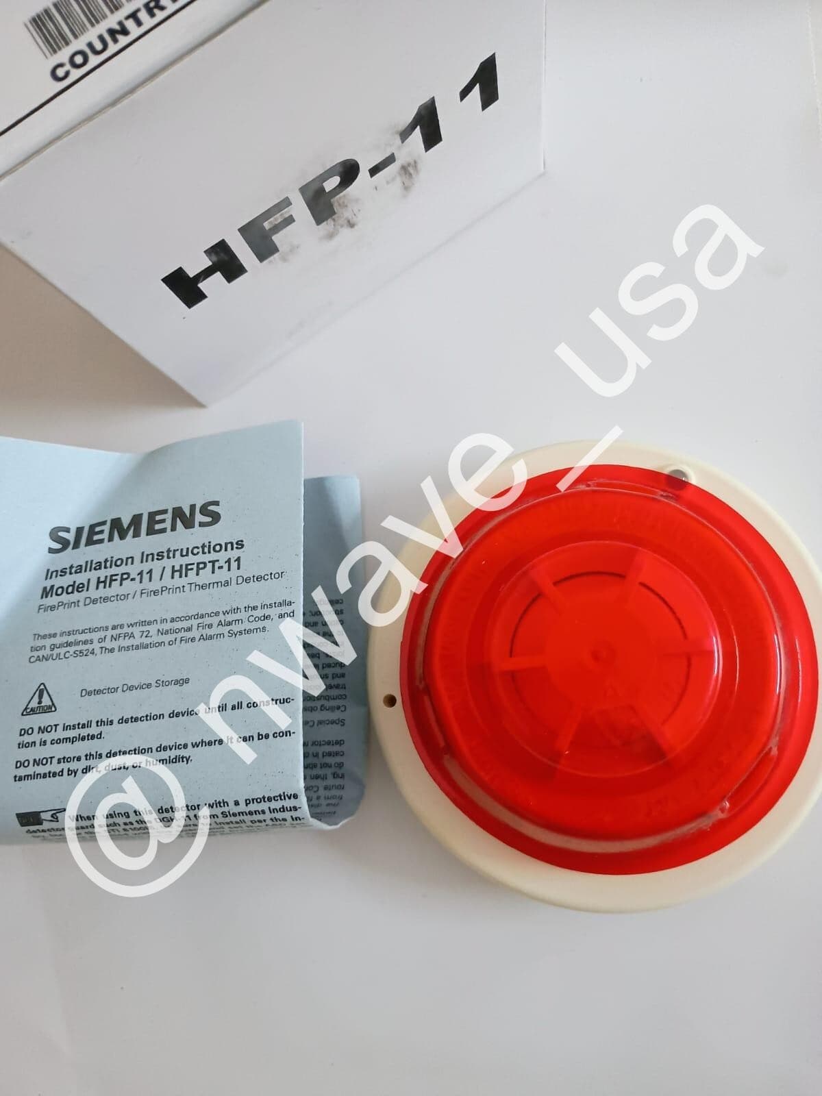 Siemens HFP-11 Intelligent Fire Smoke Heat Detector FireFinder XLS Used Original - Thumbnail 5