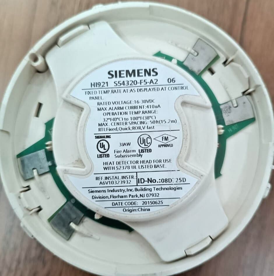 Siemens HI921 Heat Detector NEW