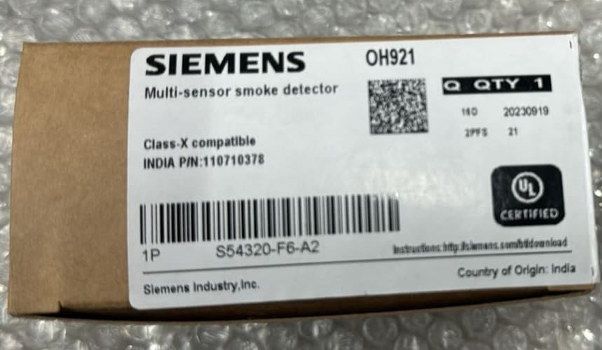 Siemens OH 921 Multi sensor smoke detector NEW - Thumbnail 3
