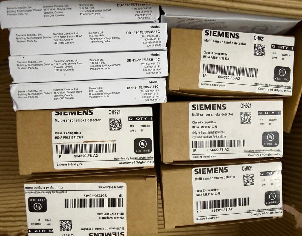 Siemens OH 921 Multi sensor smoke detector NEW - Thumbnail 4