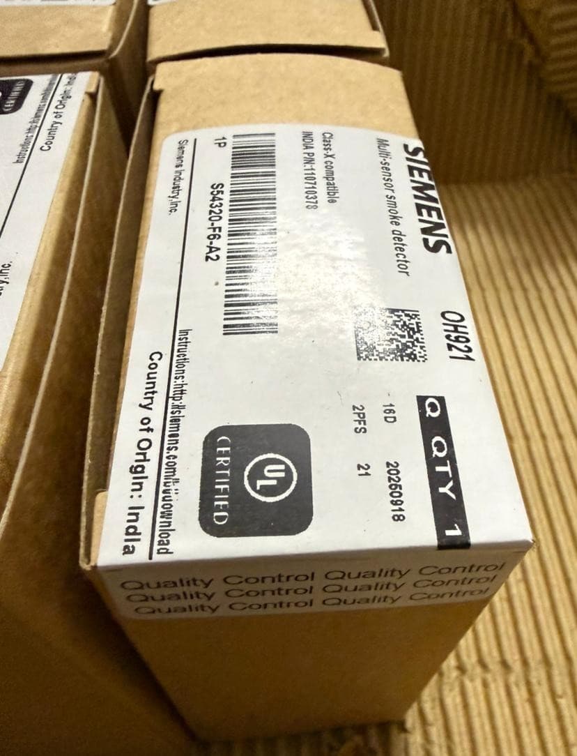 Siemens OH 921 Multi sensor smoke detector NEW - Thumbnail 5