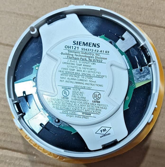 SIEMENS OH121 PHOTO SMOKE/THERMAL DETECTOR NEW