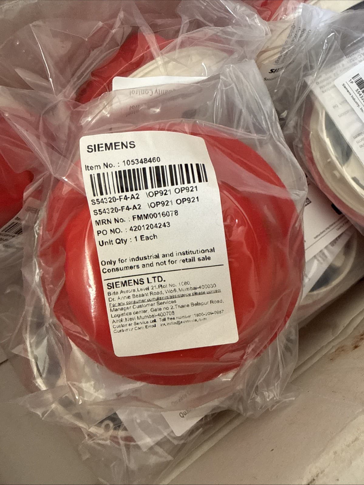 Siemens OP921 Addressable Photoelectric Smoke Detector FireFinder XLS NEW - Thumbnail 7