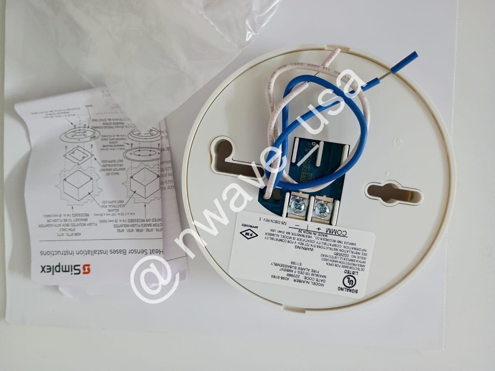 Simplex 4098-9754 Analog, Photoelectric, Sensor, Smoke Detector - Thumbnail 5