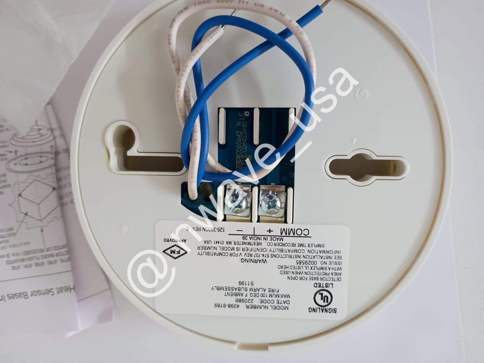 Simplex 4098-9714 Analog, Photoelectric, Sensor, Smoke Detector - Thumbnail 2