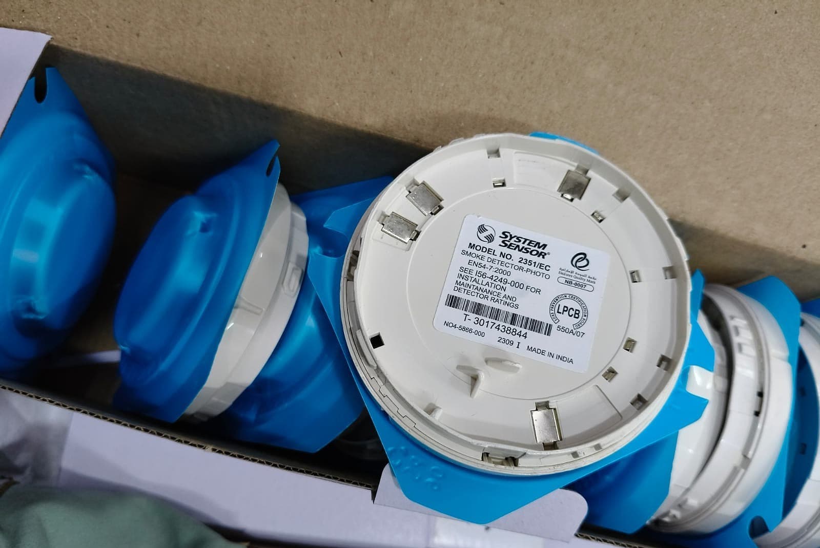 SYSTEM SENSOR 2351/EC SMOKE DETECTOR EN54-7:2000 T-300804141
